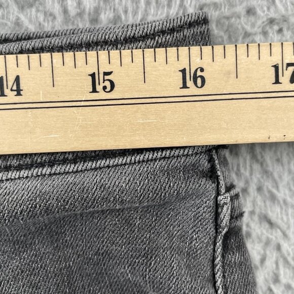 7 for All Mankind Jeans Mens 31 the Straight Gray Mid Rise Denim - Picture 7 of 11